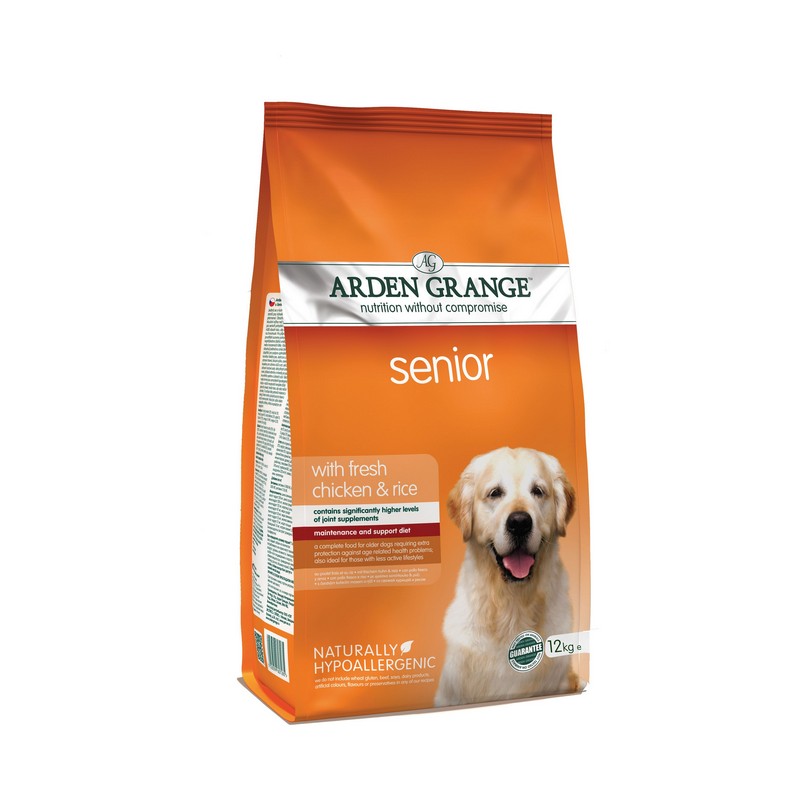 Arden Grange with Chicken & Rice Senior Dog Food 12kg