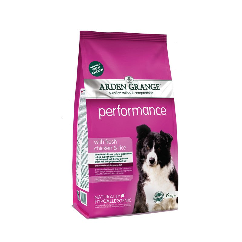 Arden Grange with Chicken & Rice Performance Dog Food 12kg