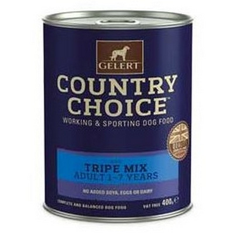 Gelert Country Choice Adult Dog Tripe Mix 12 x 400g