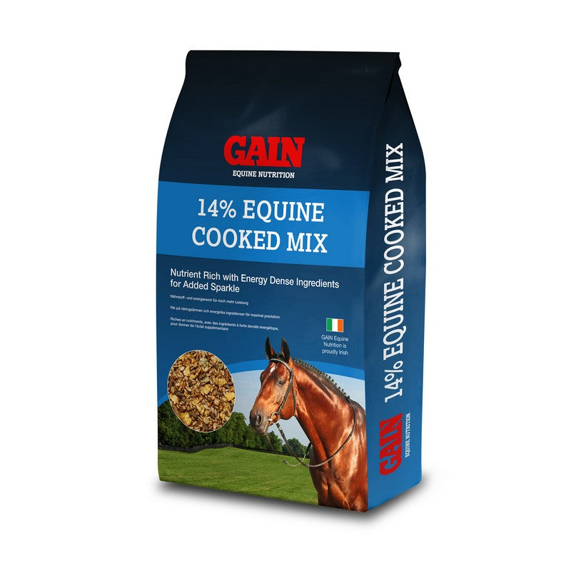 Gain Equine Cooked Mix 14% 20kg (Special Order)