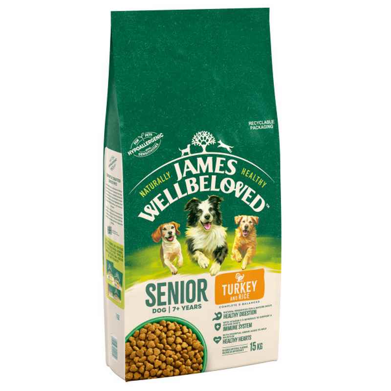 James Wellbeloved Senior Turkey & Rice 15kg