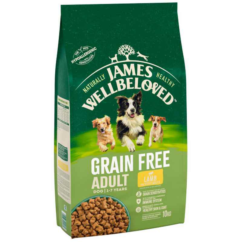 James Wellbeloved Adult Grain Free Lamb & Vegetable 10kg