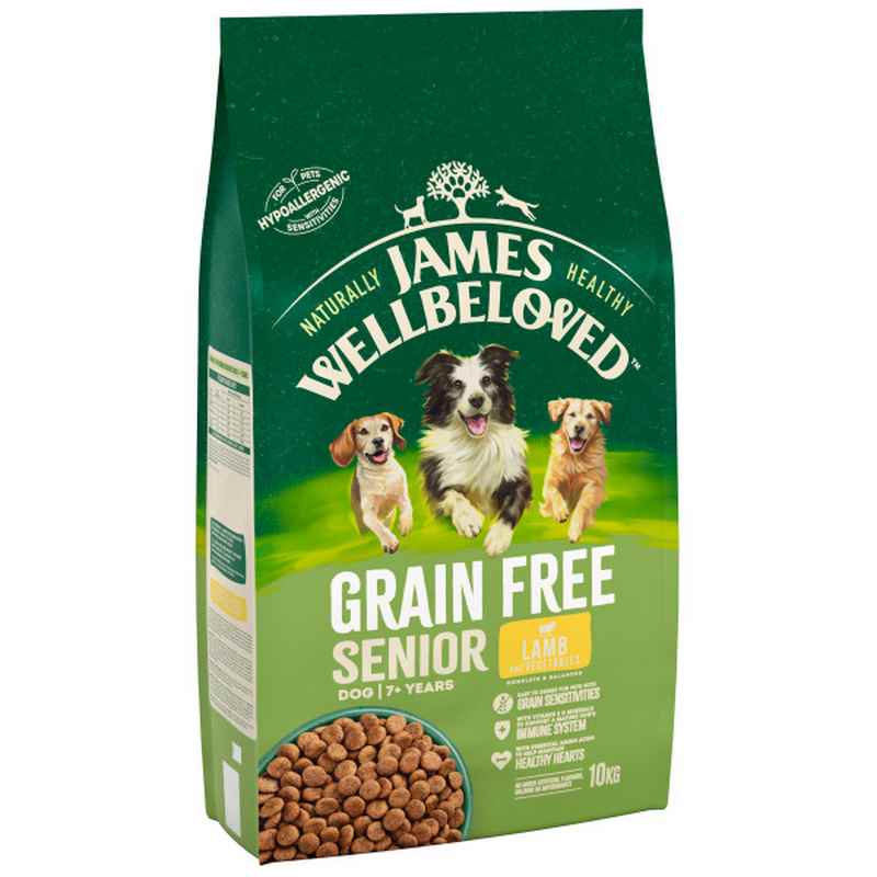 James Wellbeloved Senior Grain Free Lamb & Vegetable 10kg