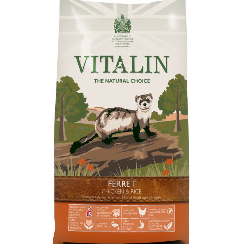 Vitalin Ferret British Chicken & Rice 12kg