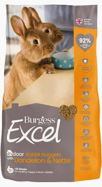 Burgess Excel Indoor Rabbit Nuggets 10kg