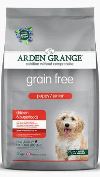 Arden Grange Puppy/Junior Grain Free Chicken & Superfood 12kg